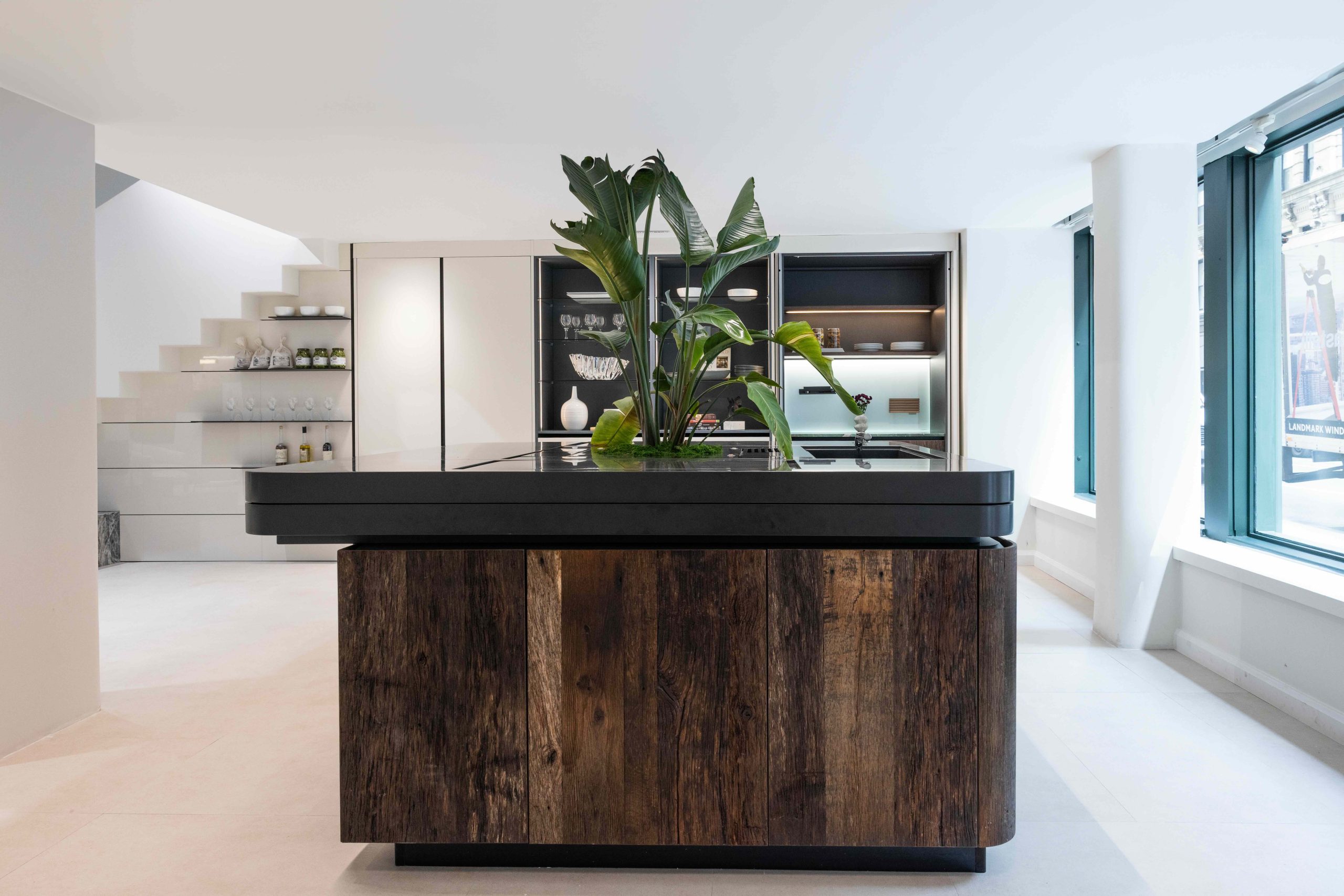 Renzo Rastelli Manhattan showroom, a kitchen collection vignette.